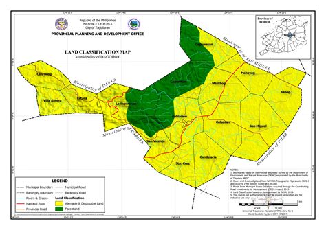 Land Classification Map – PPDO BOHOL.
